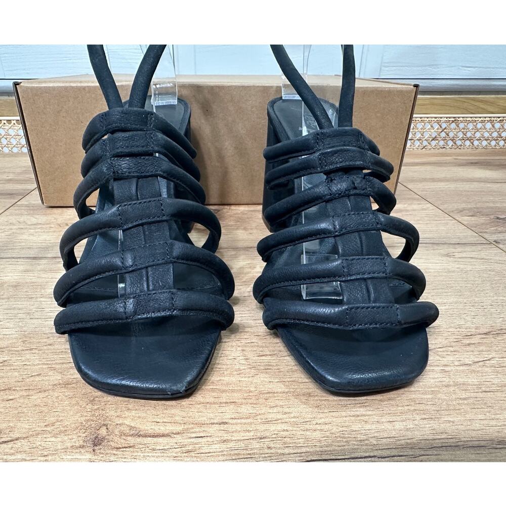 Free People Black Strappy Block Heel Sandals - Picture 6 of 14